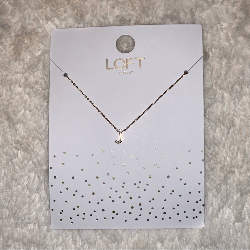 Gold Loft Outlet J Necklace
